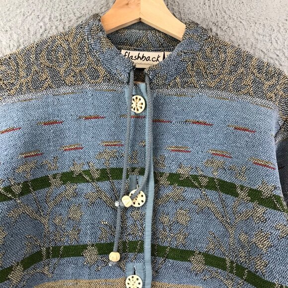 Vintage Flashback Sz S Tapestry Floral Print Jacket - Picture 3 of 9